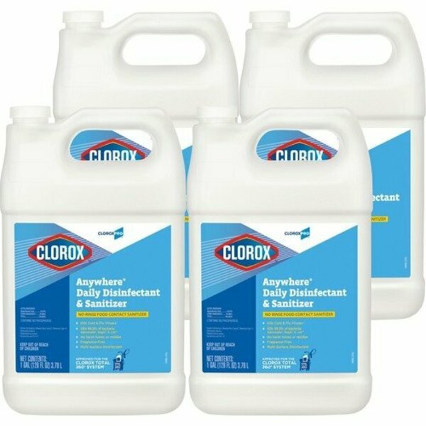 Clorox SANITIZER, HRDSRFC, TOTAL360, 4PK CLO31651CT